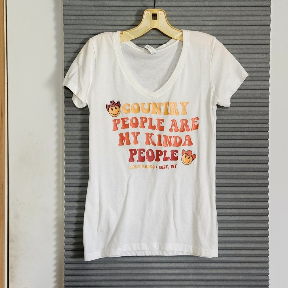 Ideal T womans v neck t shirt   size m